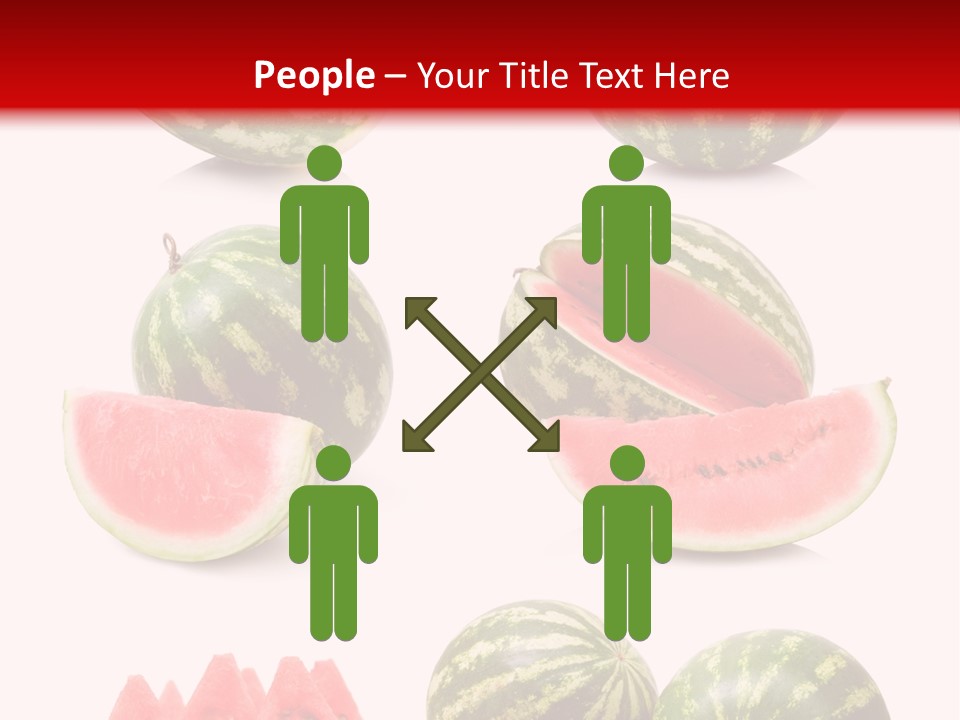 Melon Food Slice PowerPoint Template