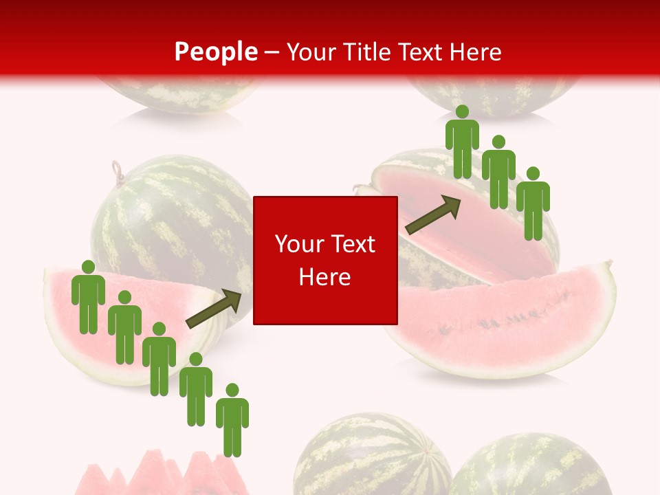 Melon Food Slice PowerPoint Template