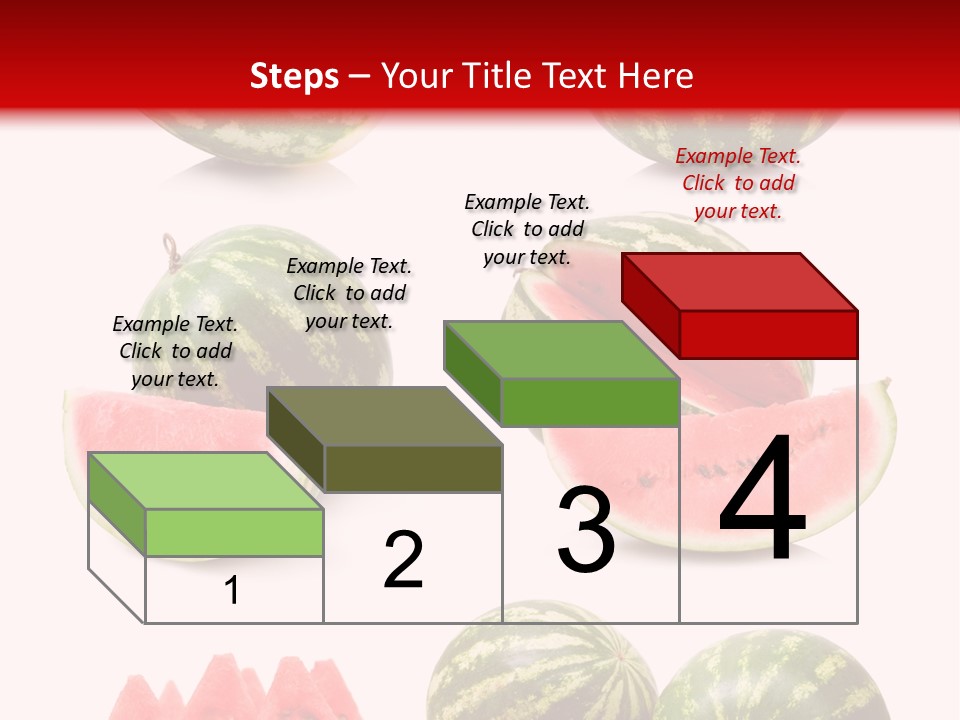 Melon Food Slice PowerPoint Template