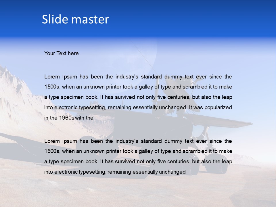 Mars Rover PowerPoint Template