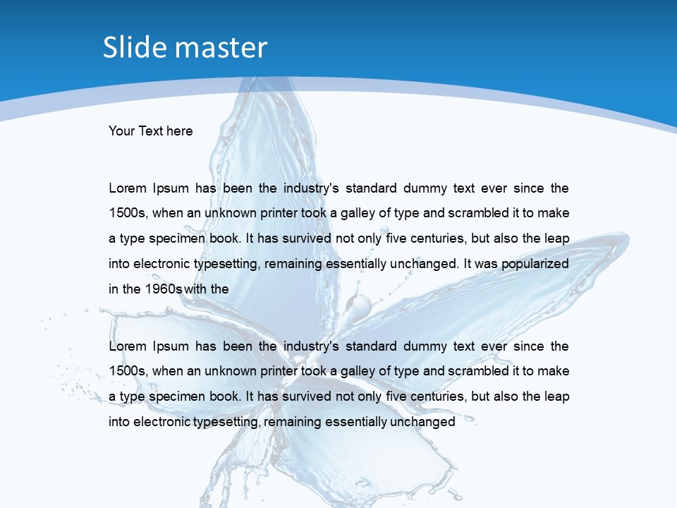 Flow Light Fresh PowerPoint Template