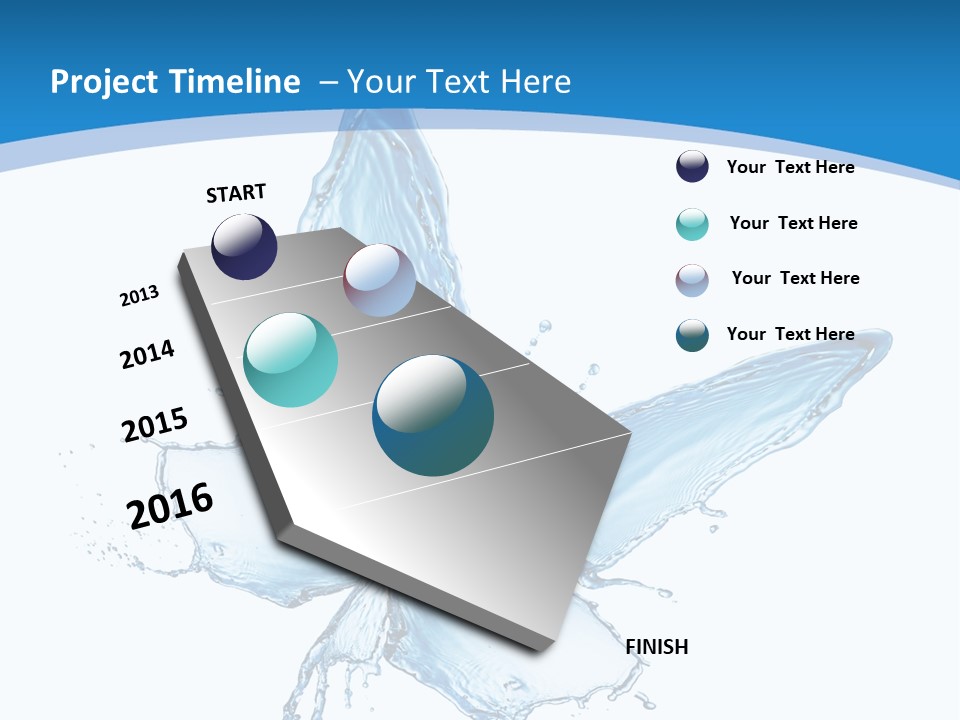 Flow Light Fresh PowerPoint Template