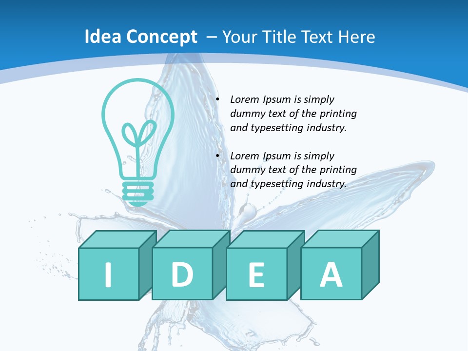 Flow Light Fresh PowerPoint Template