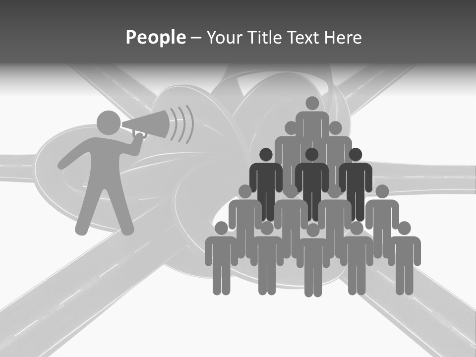 Metaphor Speed Crowded PowerPoint Template