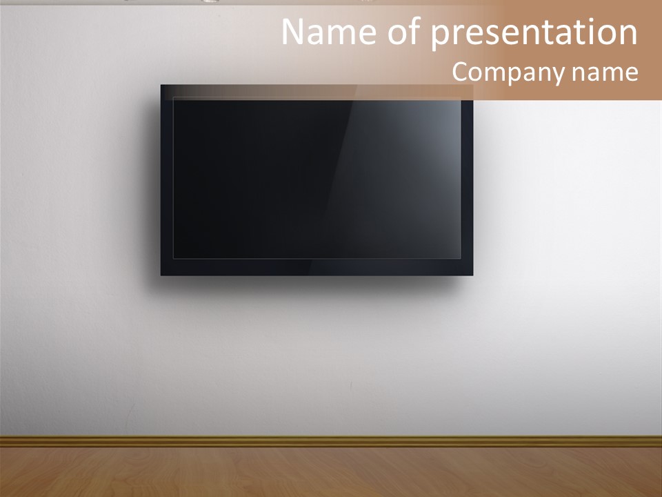 Rectangle Decoration Wood PowerPoint Template