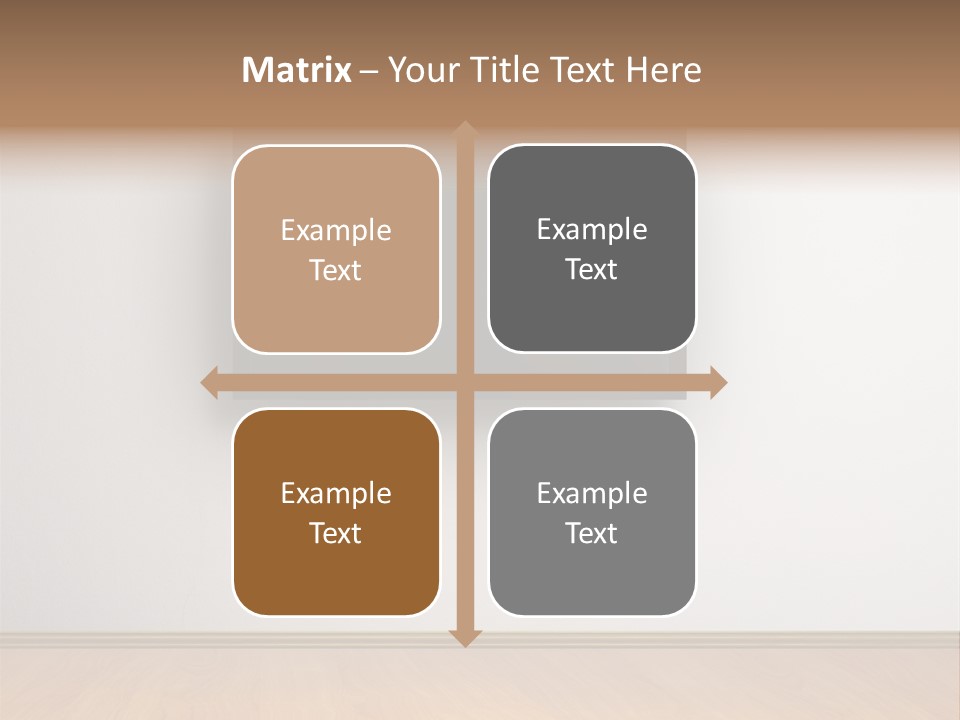 Rectangle Decoration Wood PowerPoint Template