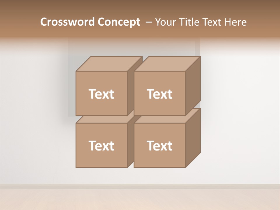 Rectangle Decoration Wood PowerPoint Template