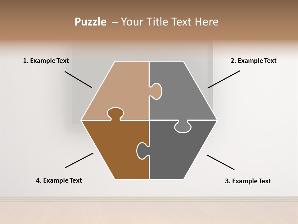 Rectangle Decoration Wood PowerPoint Template