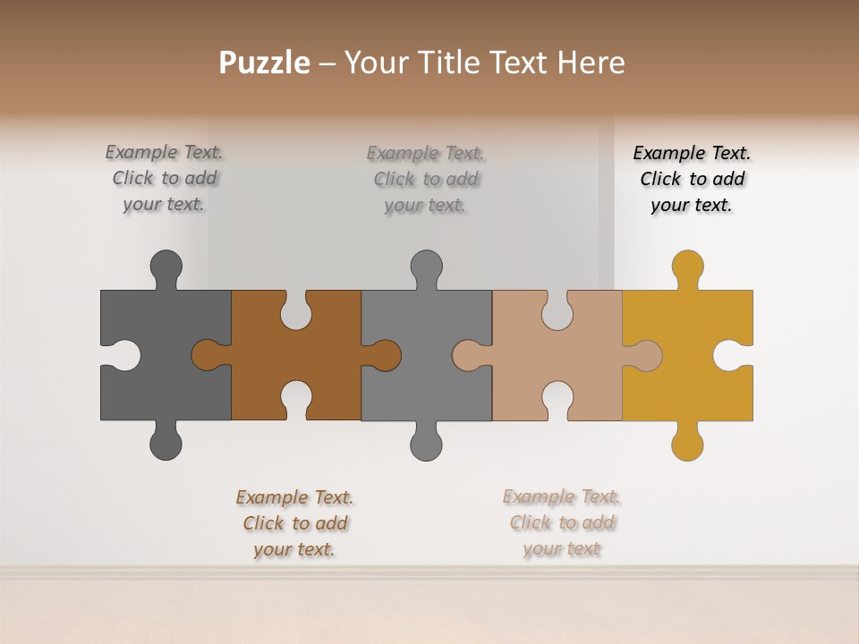 Rectangle Decoration Wood PowerPoint Template