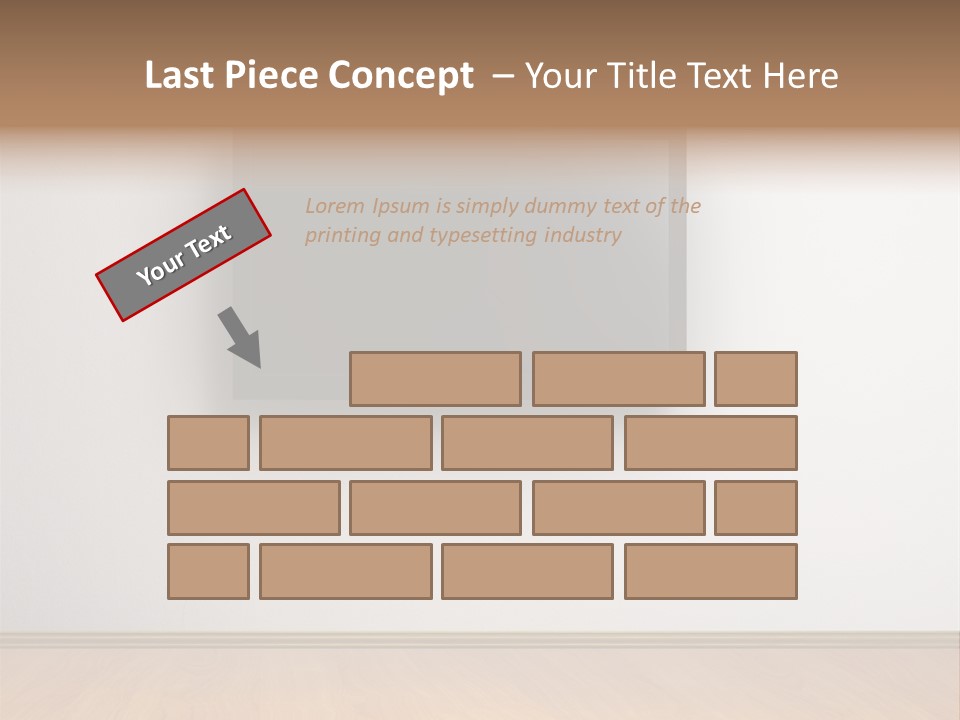 Rectangle Decoration Wood PowerPoint Template