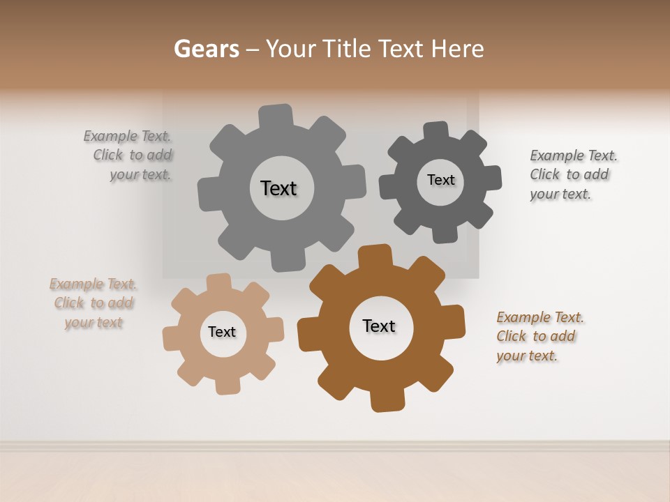 Rectangle Decoration Wood PowerPoint Template