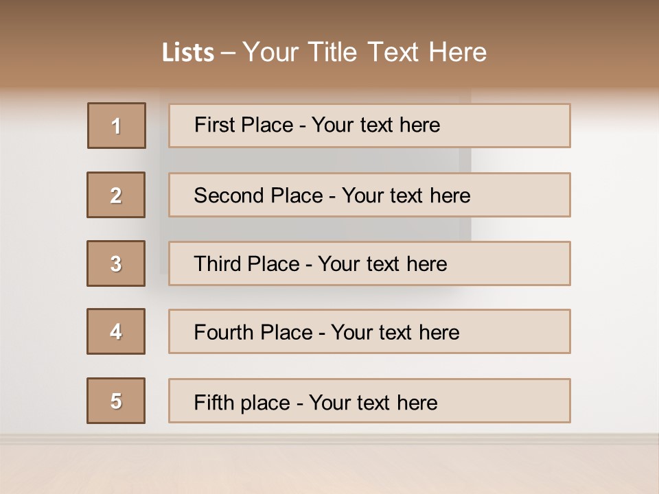 Rectangle Decoration Wood PowerPoint Template