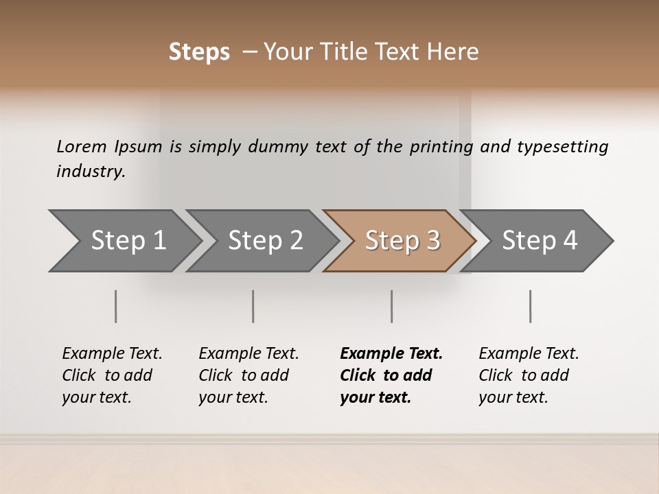Rectangle Decoration Wood PowerPoint Template