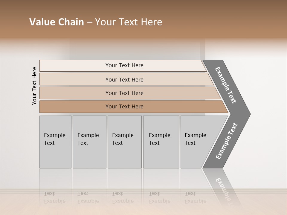 Rectangle Decoration Wood PowerPoint Template