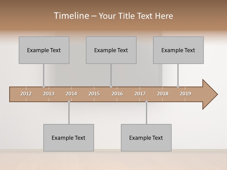 Rectangle Decoration Wood PowerPoint Template