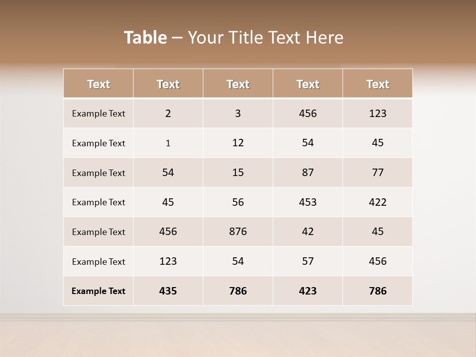 Rectangle Decoration Wood PowerPoint Template