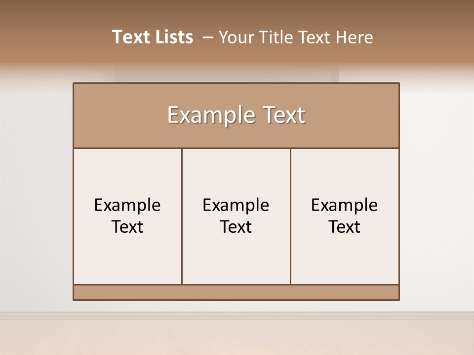 Rectangle Decoration Wood PowerPoint Template