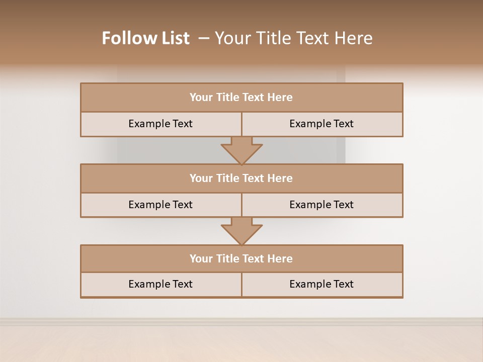 Rectangle Decoration Wood PowerPoint Template
