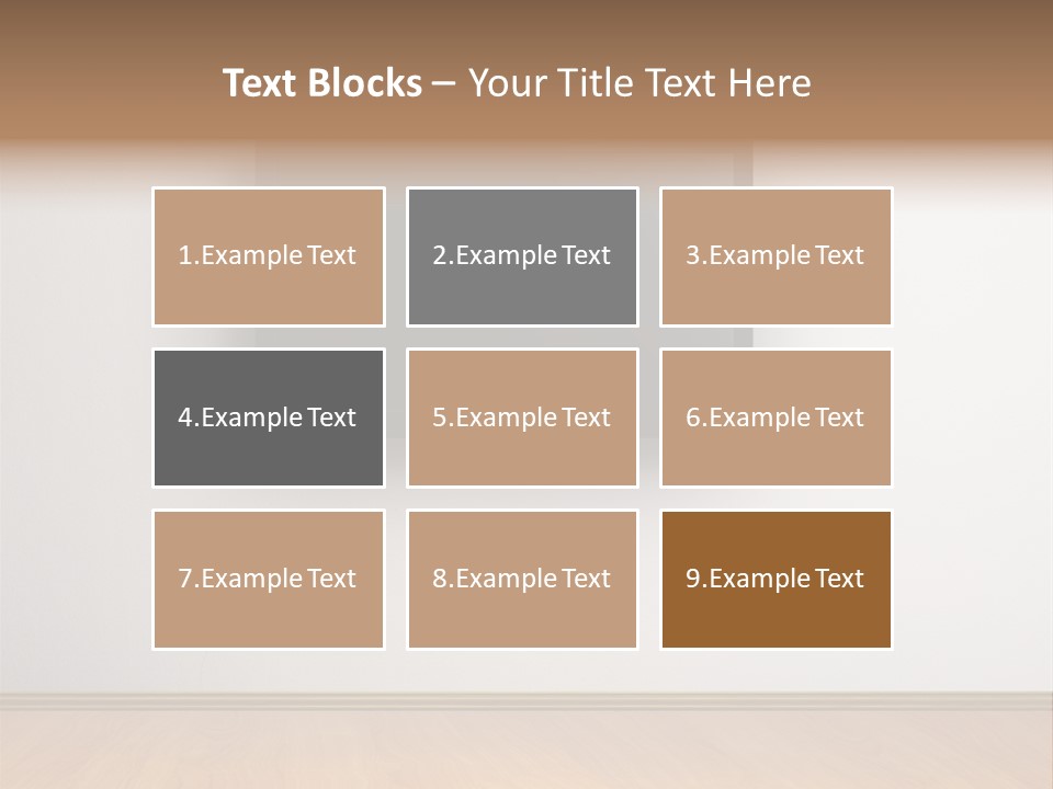 Rectangle Decoration Wood PowerPoint Template