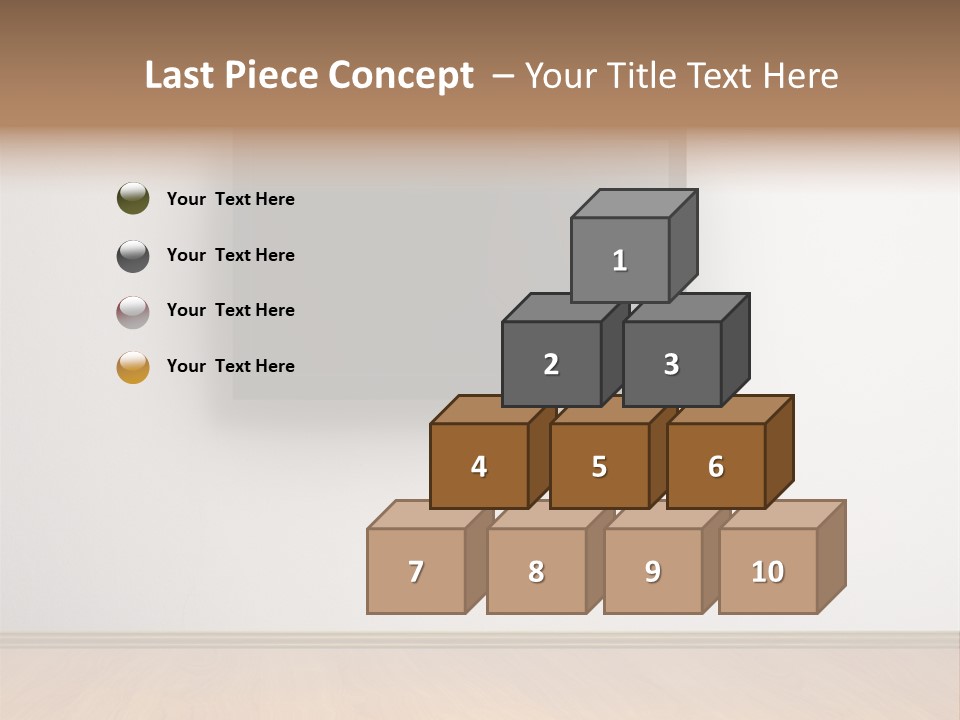 Rectangle Decoration Wood PowerPoint Template