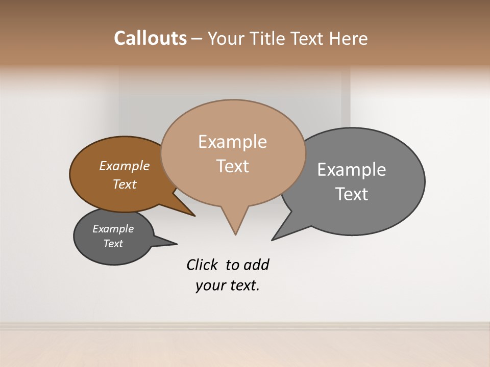 Rectangle Decoration Wood PowerPoint Template