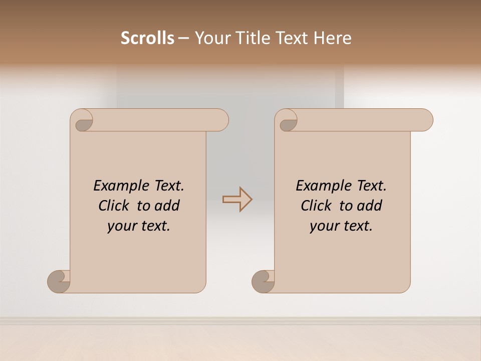 Rectangle Decoration Wood PowerPoint Template