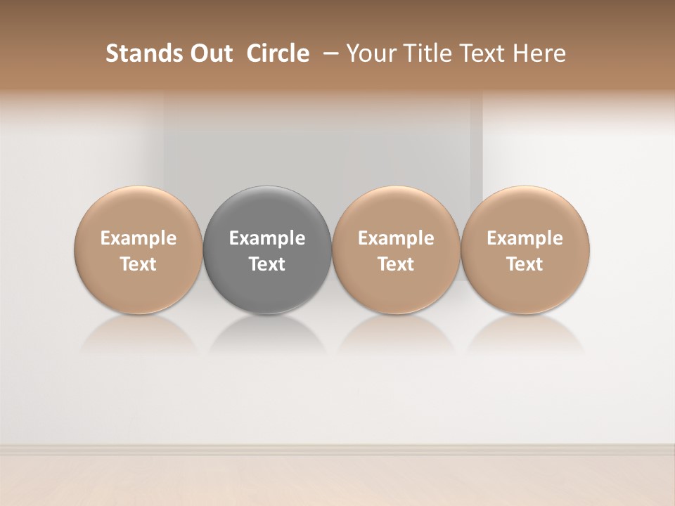 Rectangle Decoration Wood PowerPoint Template