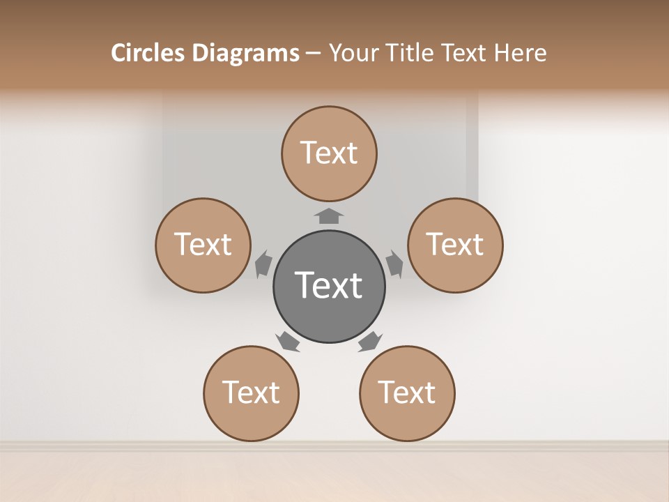 Rectangle Decoration Wood PowerPoint Template