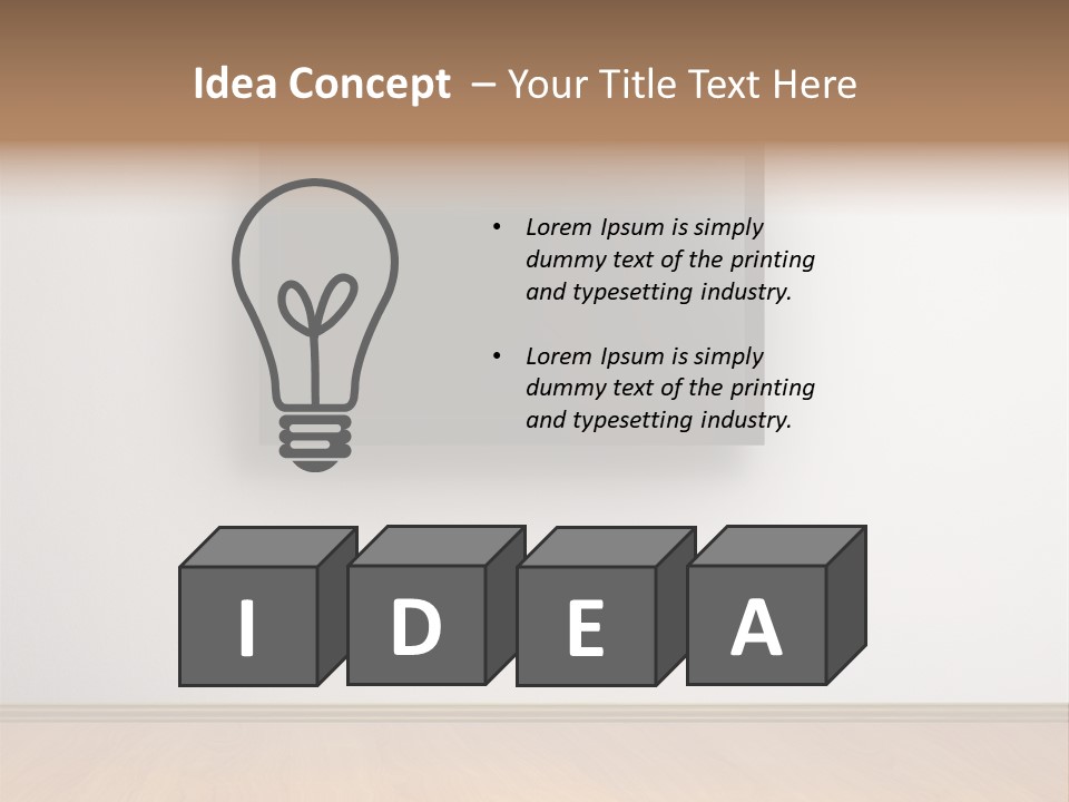 Rectangle Decoration Wood PowerPoint Template