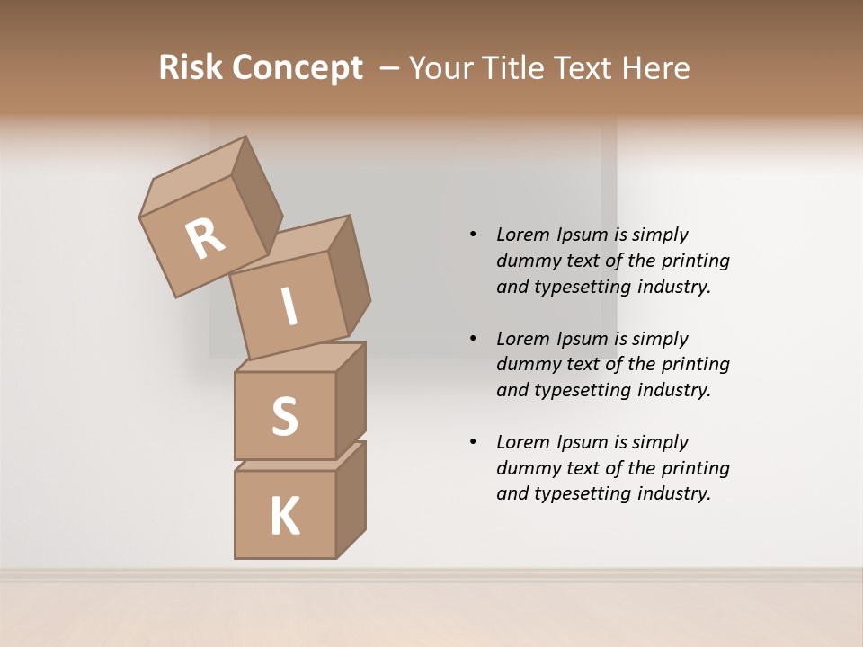 Rectangle Decoration Wood PowerPoint Template