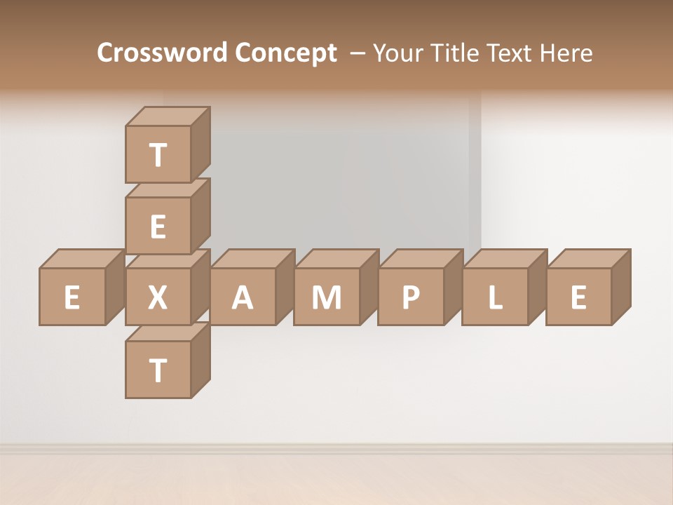 Rectangle Decoration Wood PowerPoint Template