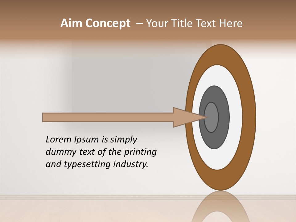 Rectangle Decoration Wood PowerPoint Template