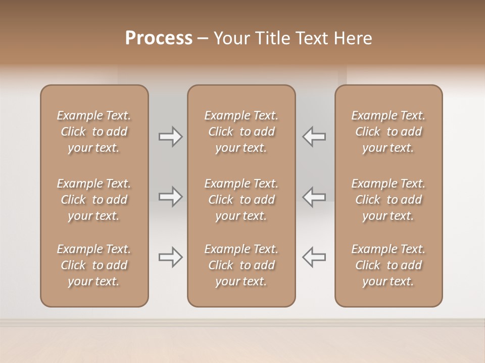 Rectangle Decoration Wood PowerPoint Template