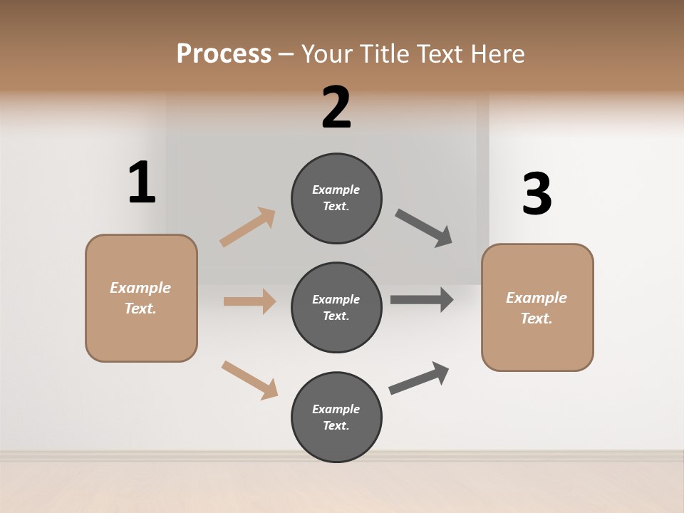 Rectangle Decoration Wood PowerPoint Template