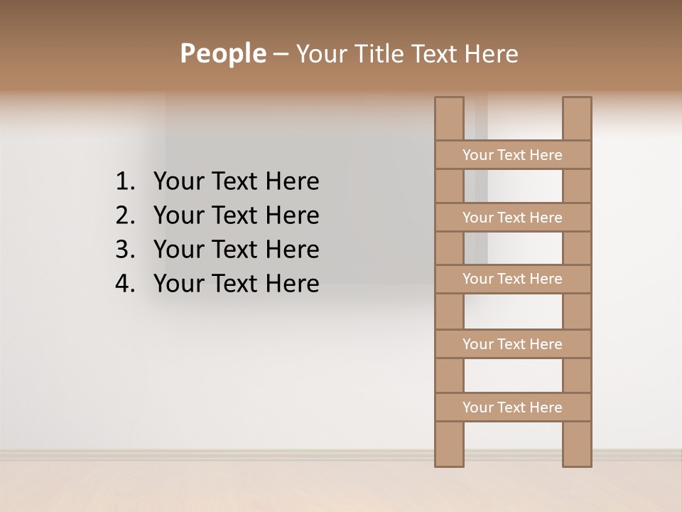 Rectangle Decoration Wood PowerPoint Template