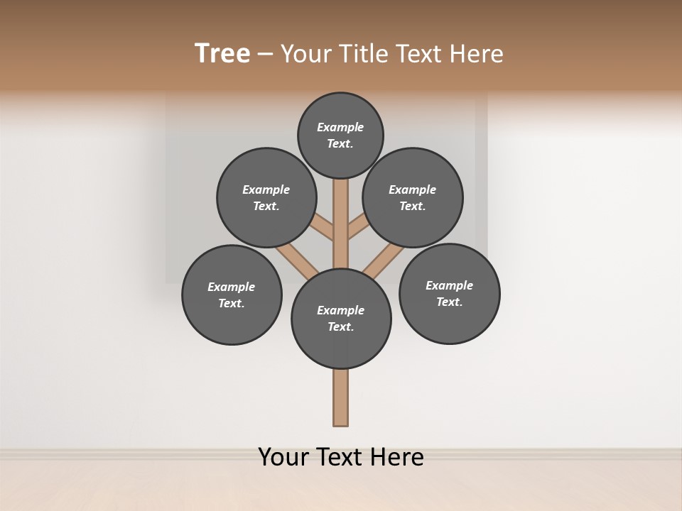 Rectangle Decoration Wood PowerPoint Template