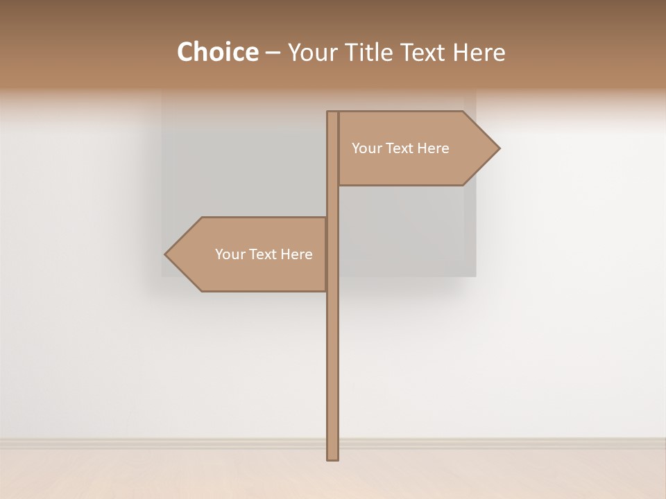 Rectangle Decoration Wood PowerPoint Template