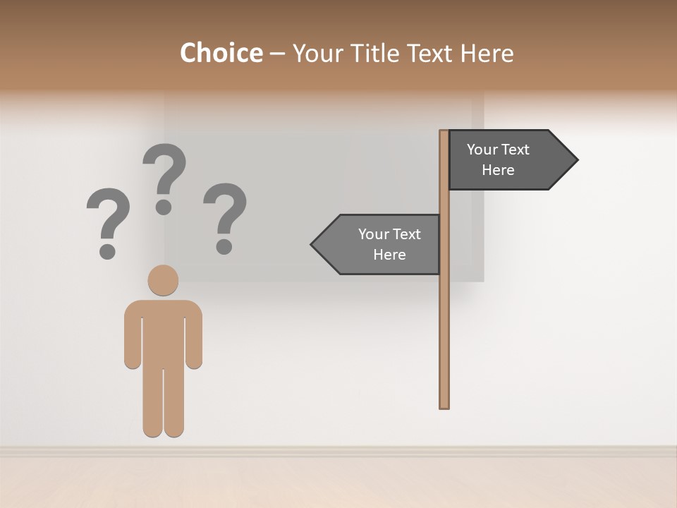 Rectangle Decoration Wood PowerPoint Template