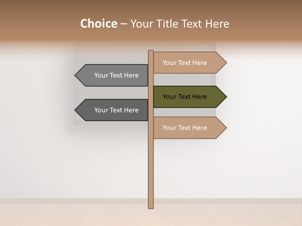Rectangle Decoration Wood PowerPoint Template