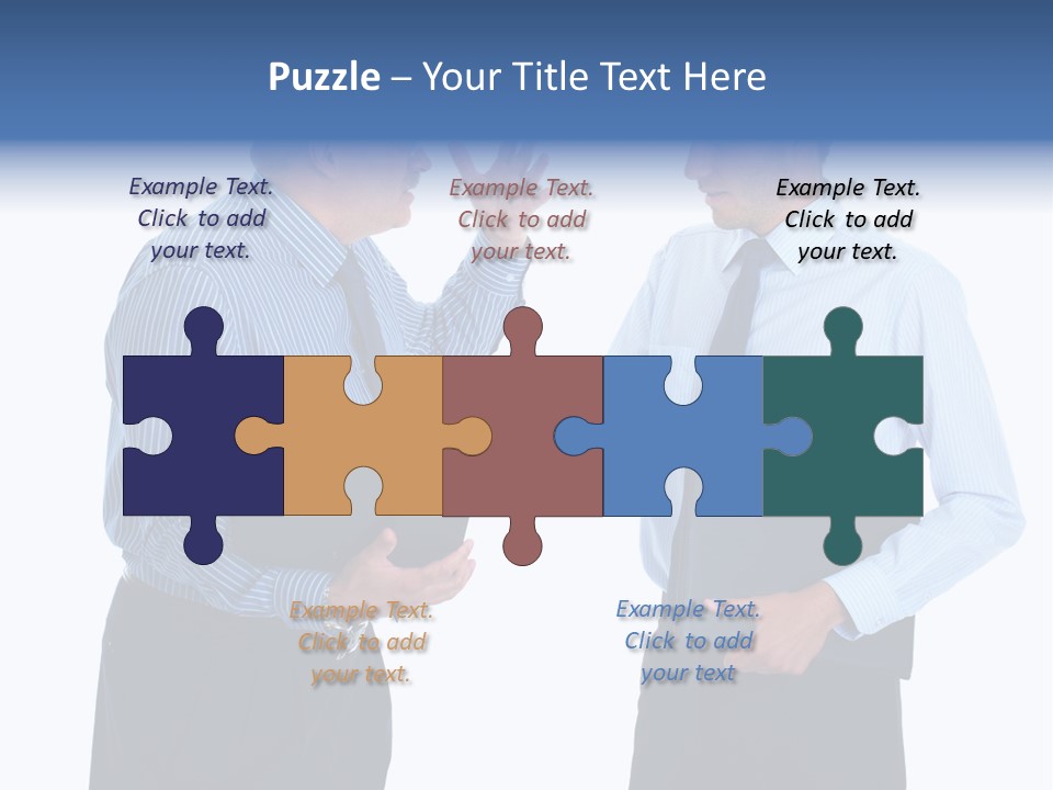 Teamwork Background Conflict PowerPoint Template