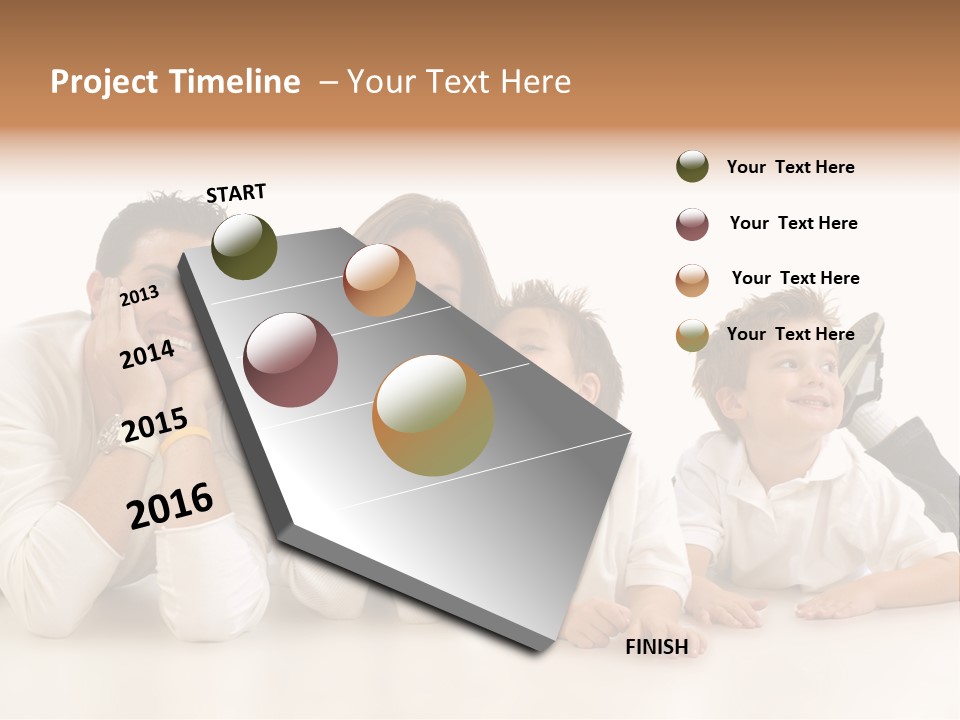 Young Childhood Down PowerPoint Template