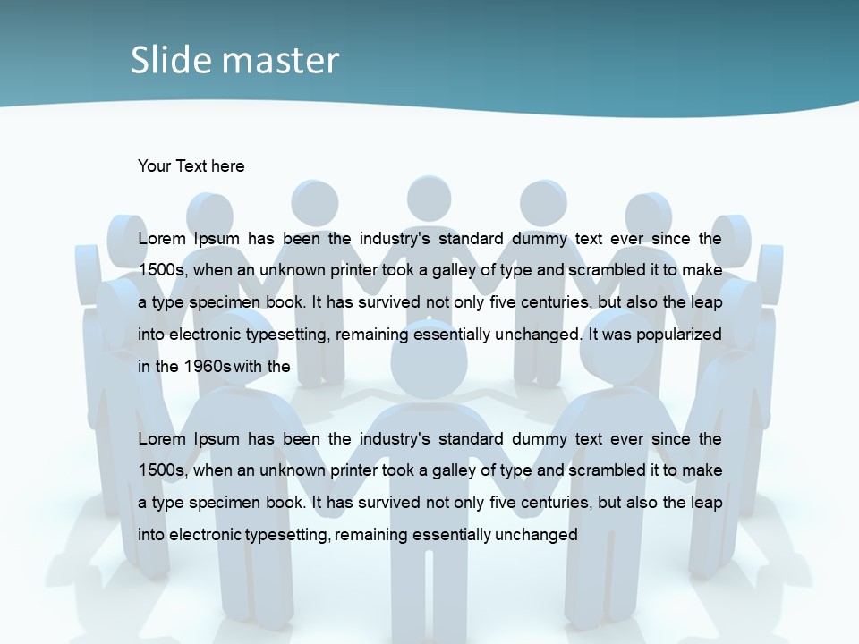 Social Group Partnership PowerPoint Template