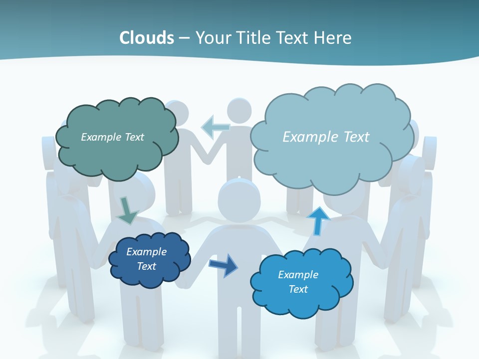 Social Group Partnership PowerPoint Template