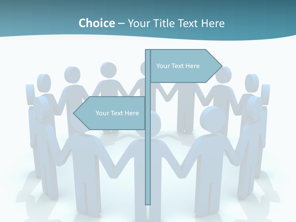 Social Group Partnership PowerPoint Template