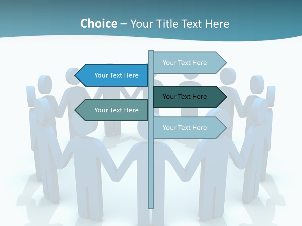 Social Group Partnership PowerPoint Template