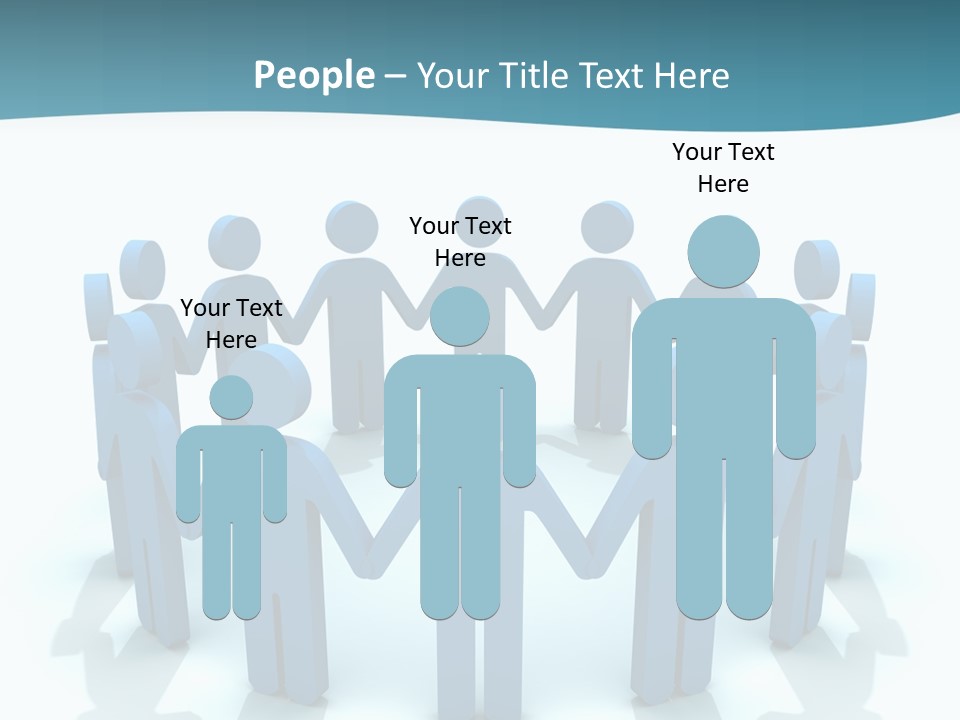 Social Group Partnership PowerPoint Template