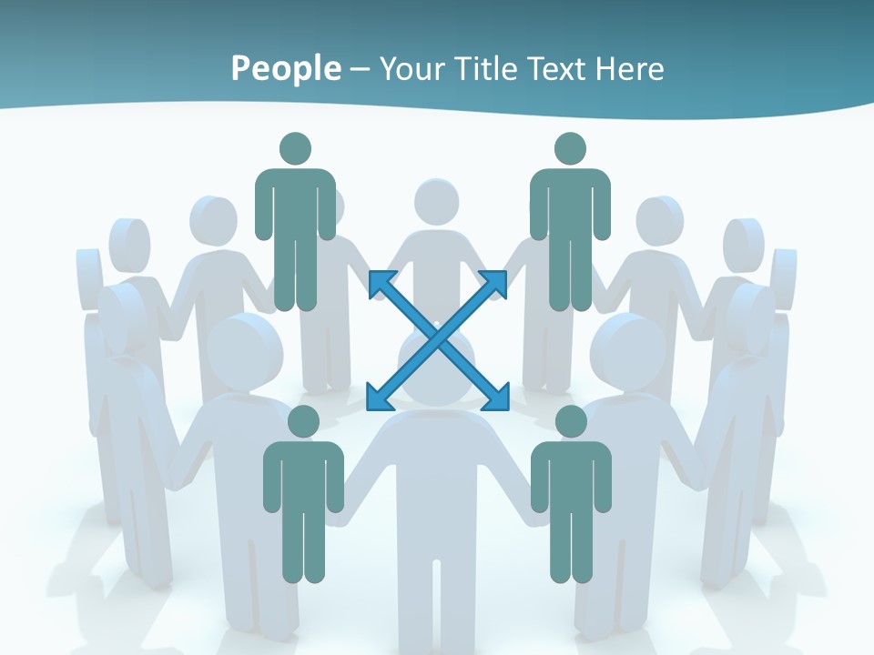 Social Group Partnership PowerPoint Template