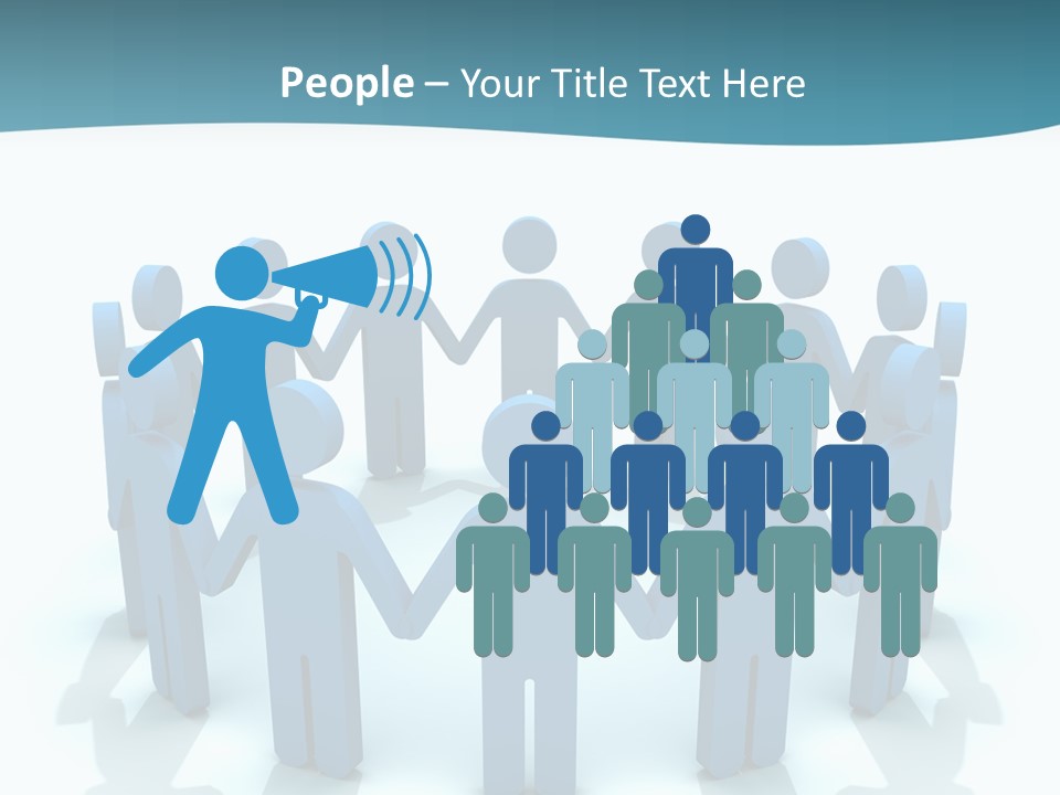 Social Group Partnership PowerPoint Template