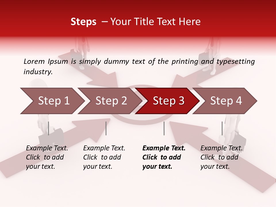 Architecture Growth Character PowerPoint Template