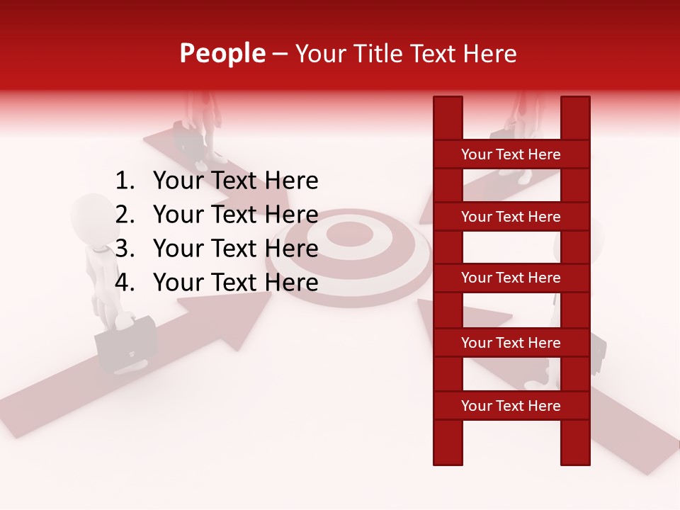 Architecture Growth Character PowerPoint Template
